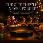 Magnetic Floating Santa Sleigh Display