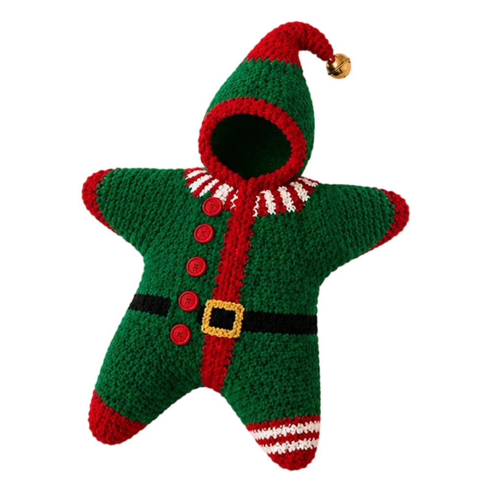 Knitted Christmas Baby Romper