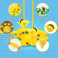 Magnetic Bumble Bee Sorting and Fishing Board Game