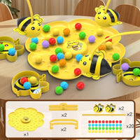 Magnetic Bumble Bee Sorting and Fishing Board Game