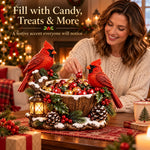 TinyWishes™ CardinalGlow Lighted Christmas Treat Bowl