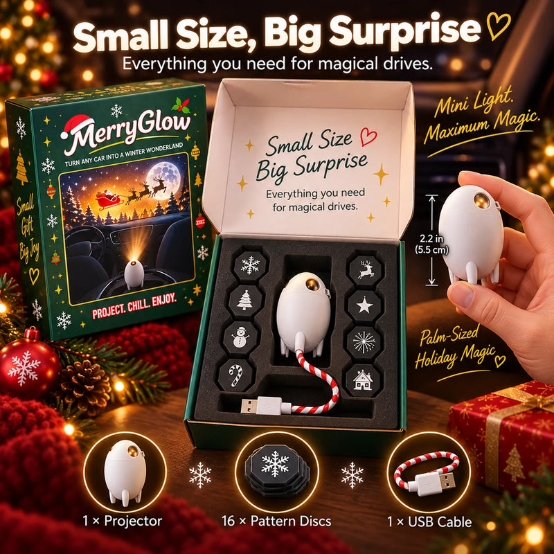 DriveGlow Christmas Car Projector Light