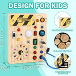 Wooden Montessori Busy Board