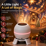TinyWishes WonderGlow Christmas Projection Night Light