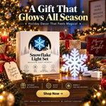 TinyWishes™ FrostGlow LED Snowflake Wall Set