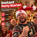 TinyWishes™ JingleJive Singing & Dancing Santa Hat