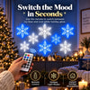 TinyWishes™ FrostGlow LED Snowflake Wall Set