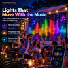 TinyWishes™ SmartGlow RGB Christmas Curtain Lights