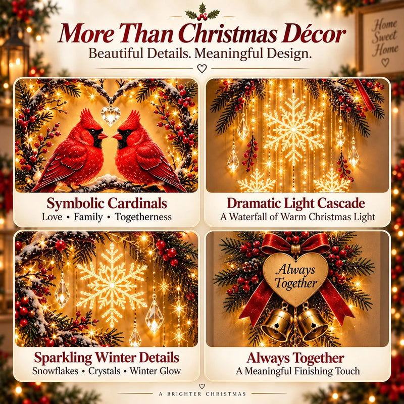 Cardinal Love™ Always Together Light Cascade