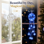 Winter Magic Snowflake Cascade LED Hanging Christmas Ornament