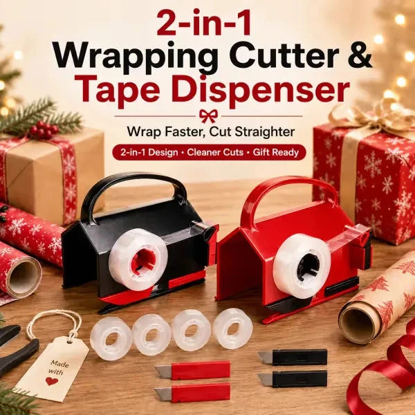 TinyWishes™ WrapEase 2-in-1 Gift-Wrapping Tool