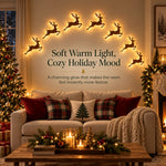 TinyWishes™ ReindeerGlow 7-Piece Christmas Wall Light Set