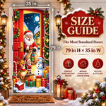 TinyWishes™ MagicDoor Christmas Door Cover