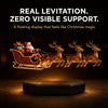 Magnetic Floating Santa Sleigh Display