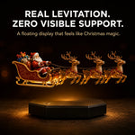 Magnetic Floating Santa Sleigh Display