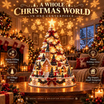 TinyWishes™ VillageGlow Christmas Lightscape Tree