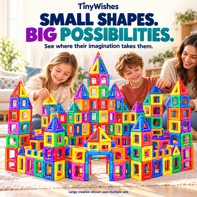 Magnetic Block Building 3D Puzzle