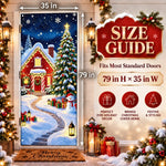 TinyWishes™ MagicDoor Christmas Door Cover