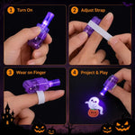 TinyWishes™ SpookySpark Halloween & Christmas Projector Rings