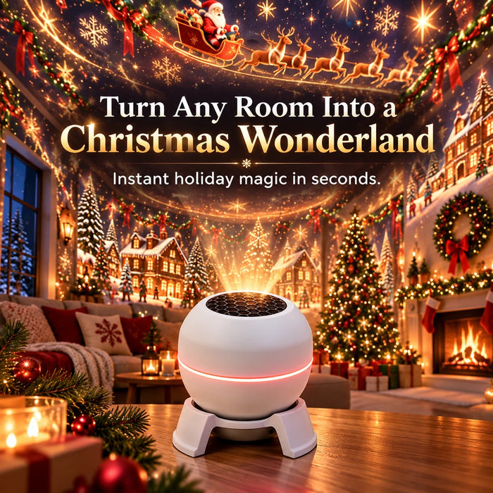 TinyWishes WonderGlow Christmas Projection Night Light