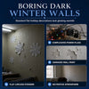 Glowing 3D Snowflake Wall Stickers