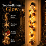TinyWishes™ MerryCascade Lighted Christmas Door Hanger