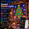 TinyWishes™ SmartGlow RGB Christmas Curtain Lights