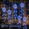 Winter Magic Snowflake Cascade LED Hanging Christmas Ornament