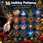 DriveGlow Christmas Car Projector Light