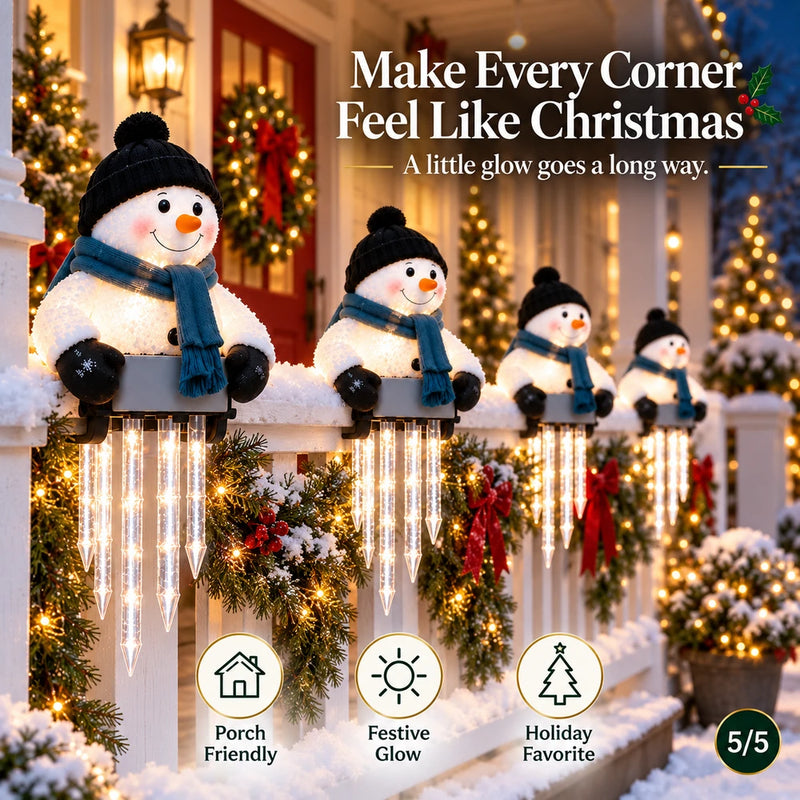 TinyWishes™ WinterGlow Snowman Icicle Lights
