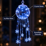 Winter Magic Snowflake Cascade LED Hanging Christmas Ornament