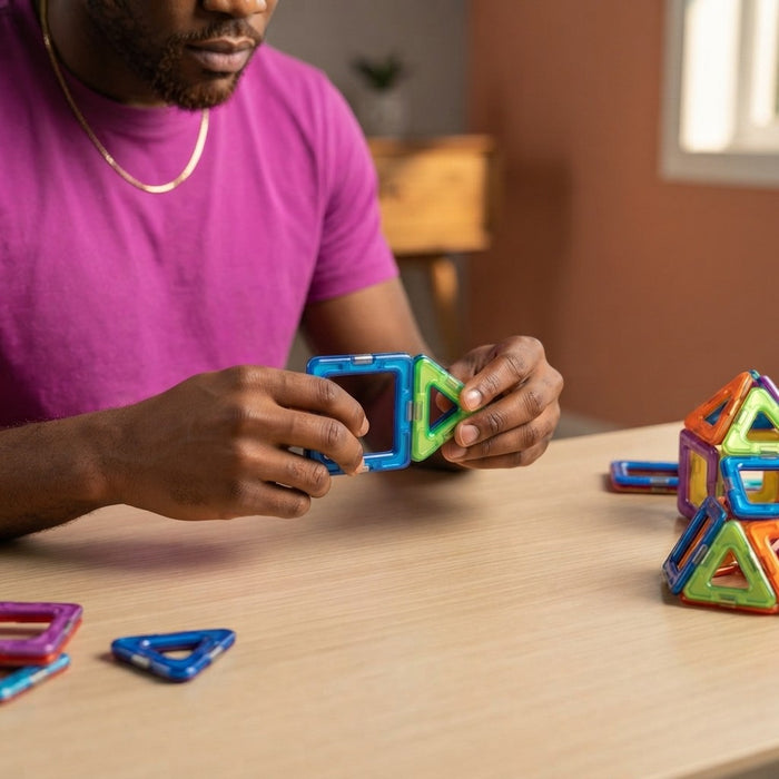 Magnetic Block Building 3D Puzzle