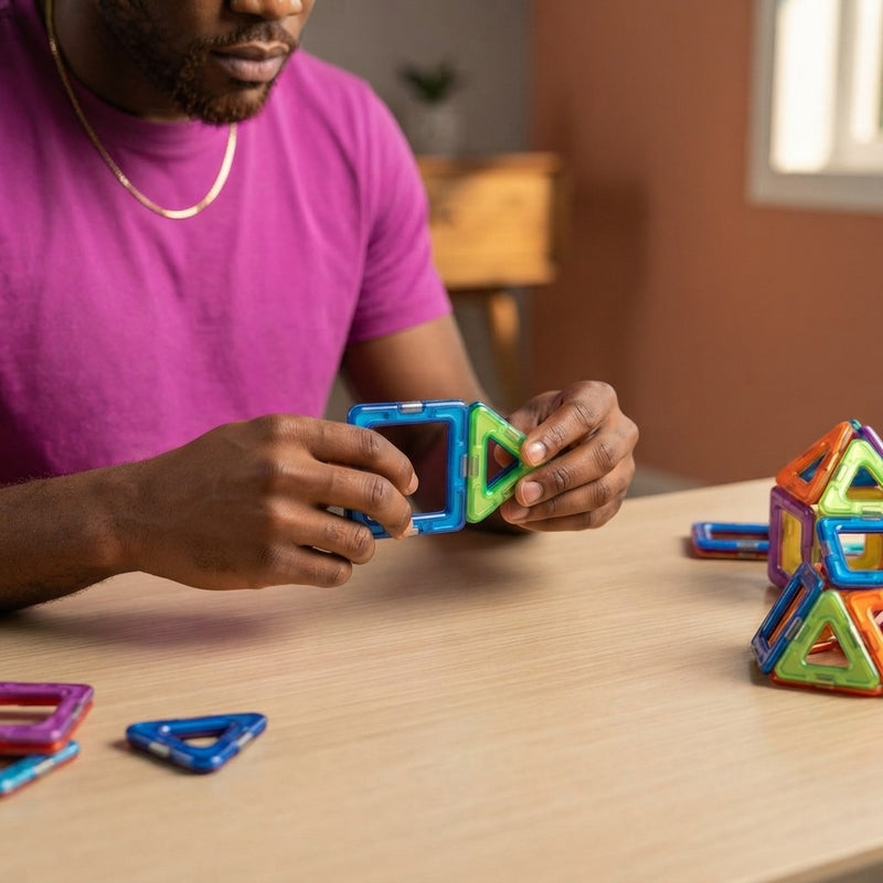 Magnetic Block Building 3D Puzzle