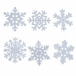 Glowing 3D Snowflake Wall Stickers