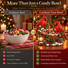 TinyWishes™ CardinalGlow Lighted Christmas Treat Bowl