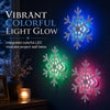 Glowing 3D Snowflake Wall Stickers