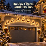 TinyWishes™ ReindeerGlow 7-Piece Christmas Wall Light Set